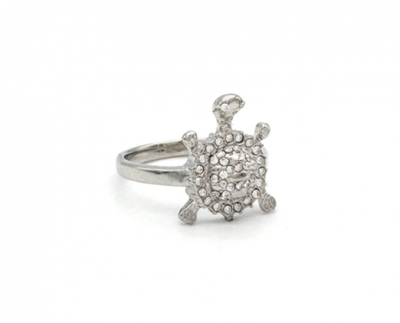 Anillo Plata Tortuga con Zirconias
