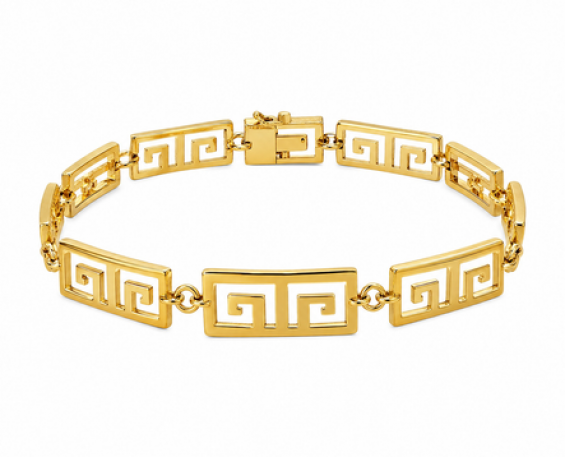 Pulsera Eslabones Estilo Griego