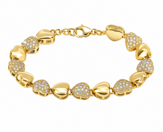 Pulsera Corazones Enamorados