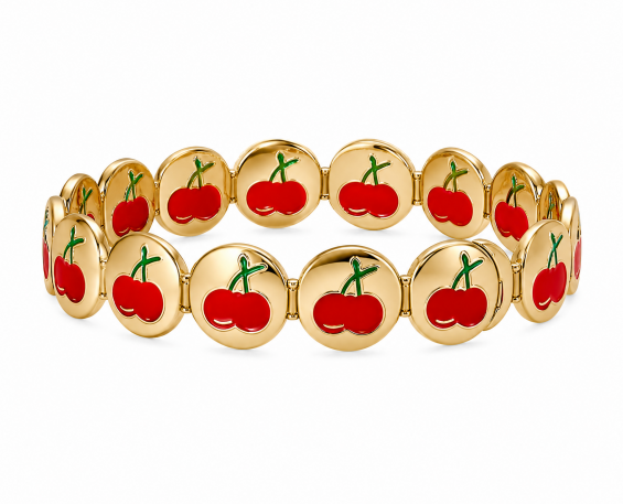 Brazalete Cerezas Encantadoras