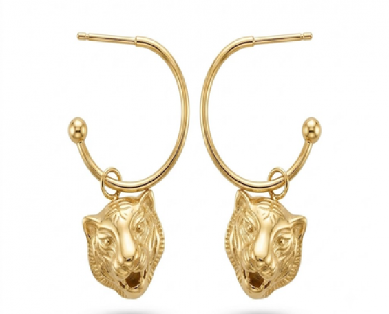 Aretes Tigre Real