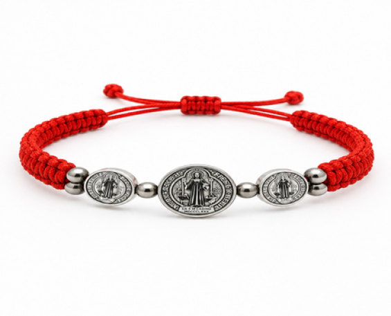 Pulsera de Protección Triple Medalla