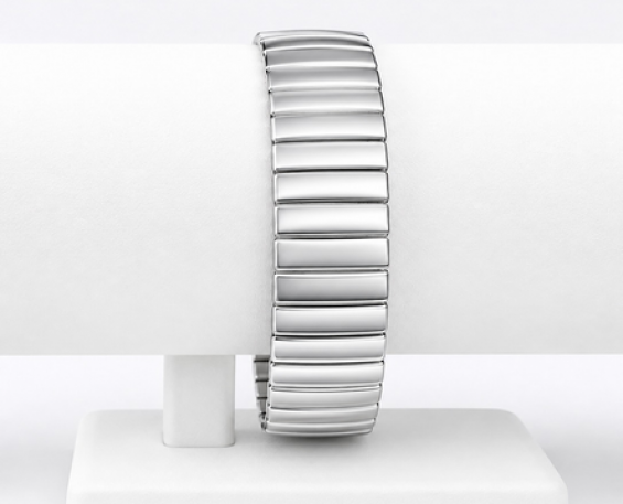 Brazalete Modular Plateado Clásico