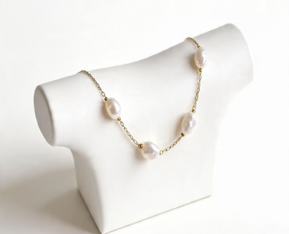 Collar de Perlas Barrocas