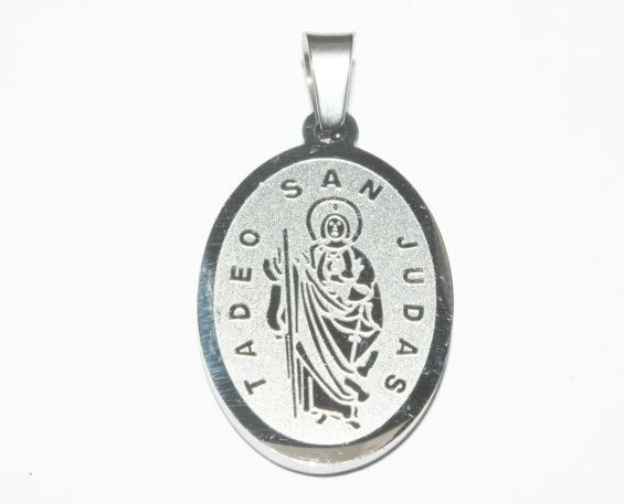 DIJE SAN JUDAS TADEO DE ACERO INOXIDABLE