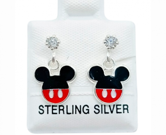 ARETES DE PLATA COLGANTES DE MIK