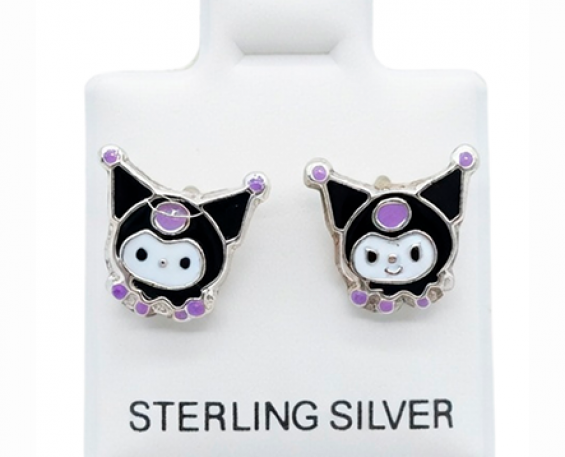 ARETES DE PLATA KUROMI