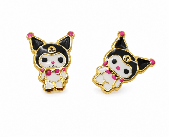 ARETES DE ORO DE KUROMI