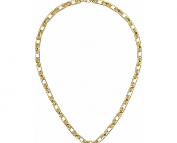 CADENA CARTIER DIAMANTADA CHAPA DE ORO 