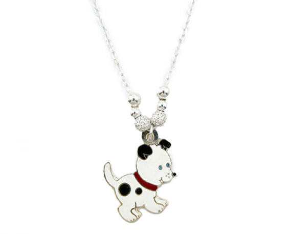 COLLAR PLATA SILVER .925  PERRITO  