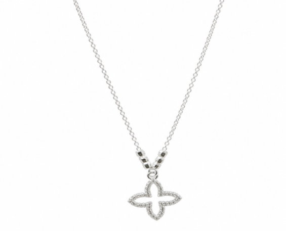 COLLAR DE PLATA CON DISEÑO