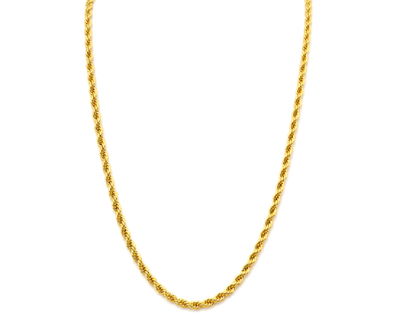 CADENA TORSAL 3MM CHAPA DE ORO 