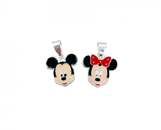 DIJE DE MICKY Y MINNIE 