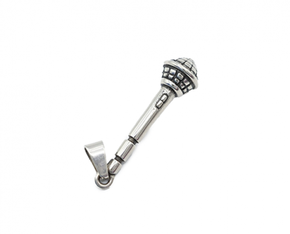 DIJE MICROFONO ACERO INOXIDABLE