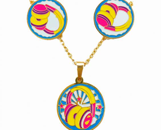 JUEGO DE ACERO INOXIDABLE MUSICA 