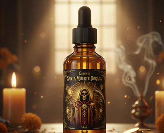 ESENCIA JAPONESA 16 ML SANTA MUERTE DORADA