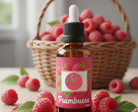 ESENCIA SALVIA 08 ML FRAMBUESA