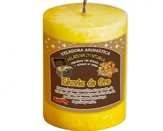 VELA LLUVIA DE ORO