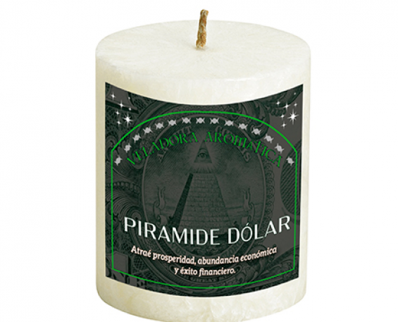 VELA PIRAMIDE DOLAR