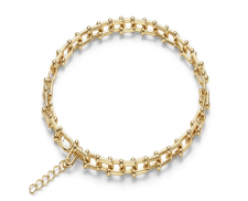 Pulsera Eslabón Tiffany Dorada 