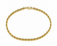 Pulsera Estilo Cuerda Dorada
