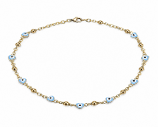 Collar Ojos Protectores y Corazones
