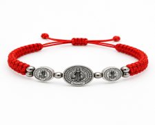 Pulsera de Protección Triple Medalla