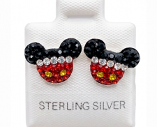 ARETES DE PLATA MIKY BRILLOS 