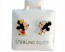 ARETES DE PLATA MIKY COMPLETO