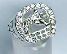 ANILLO DE PLATA CABALLO