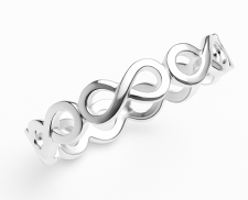 ANILLO DE PLATA INFINITO