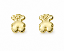 ARETES DE ORO DE OSITOS