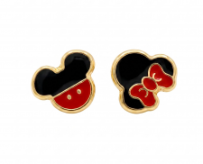ARETES DE ORO DE MICKEY MOUSE