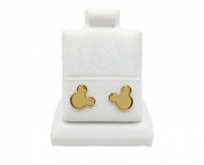 ARETES DE ORO DE MICKEY MOUSE 