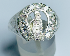 ANILLO DE PLATA DE LA SANTA MUERTE