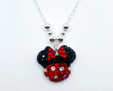 COLLAR PLATA.SILVER.925 CORAZON MINNIE 