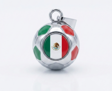 Dije balón de fútbol soccer México