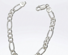 Pulsera de plata clásica fina