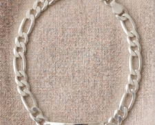 Pulsera de plata esclava tradicional