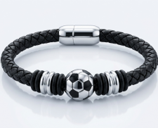 Pulsera con balón de fútbol soccer