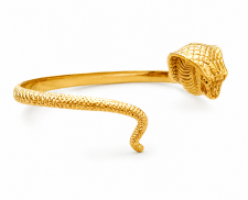 BRAZALETE DORADO DE SERPIENTE