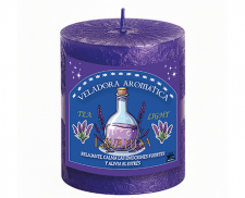 VELA TEA LIGH CON 10 PZ LAVANDA