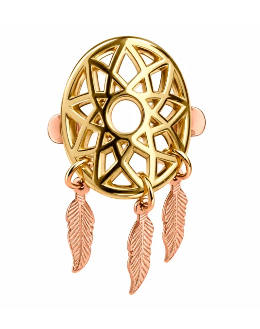 Anillo Dorado Atrapasueños