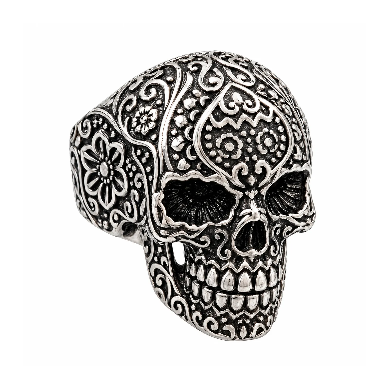 Anillo Caballero Calavera Ornomental