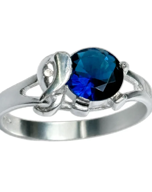 Anillo Zafiro Azul