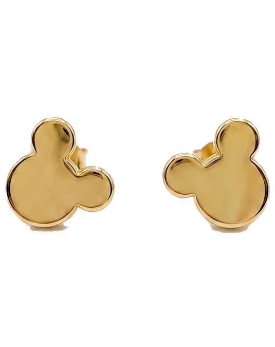 Aretes de Oro de Mickey Mouse