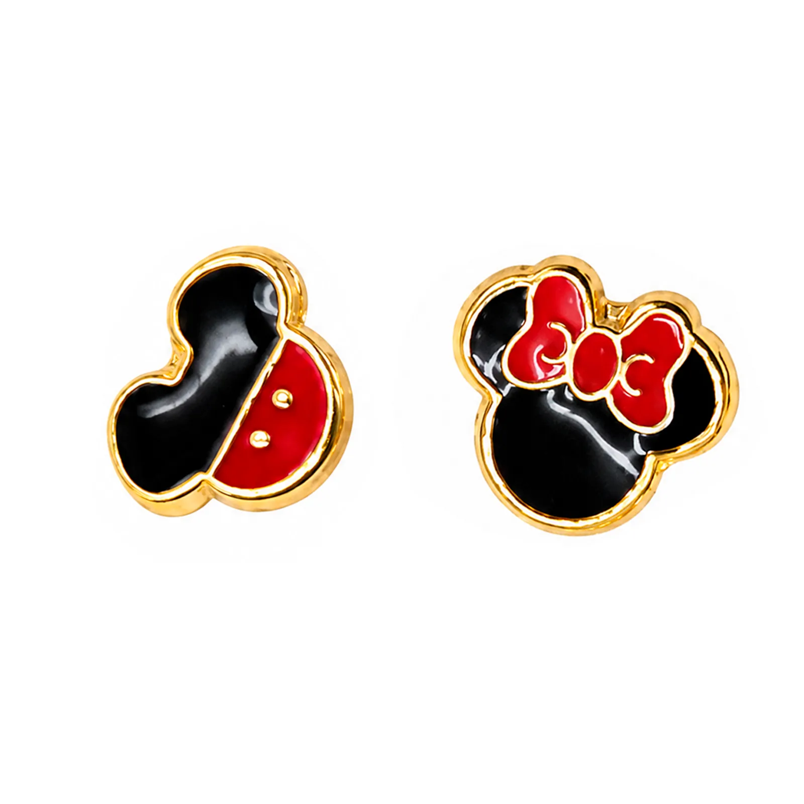 Aretes de Oro de Mickey Mouse