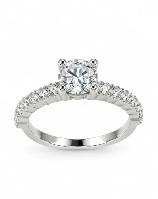 Anillo de Plata de Compromiso