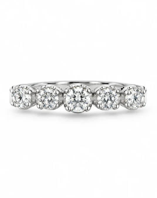 Anillo de Plata con cinco Piedras