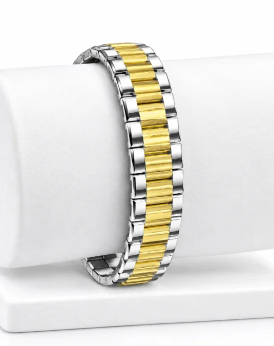 Brazalete Bicolor de Eslabones